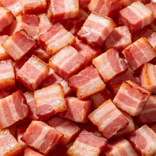 Bacon cubes