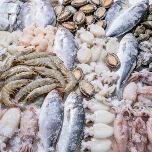 Frozen seafood